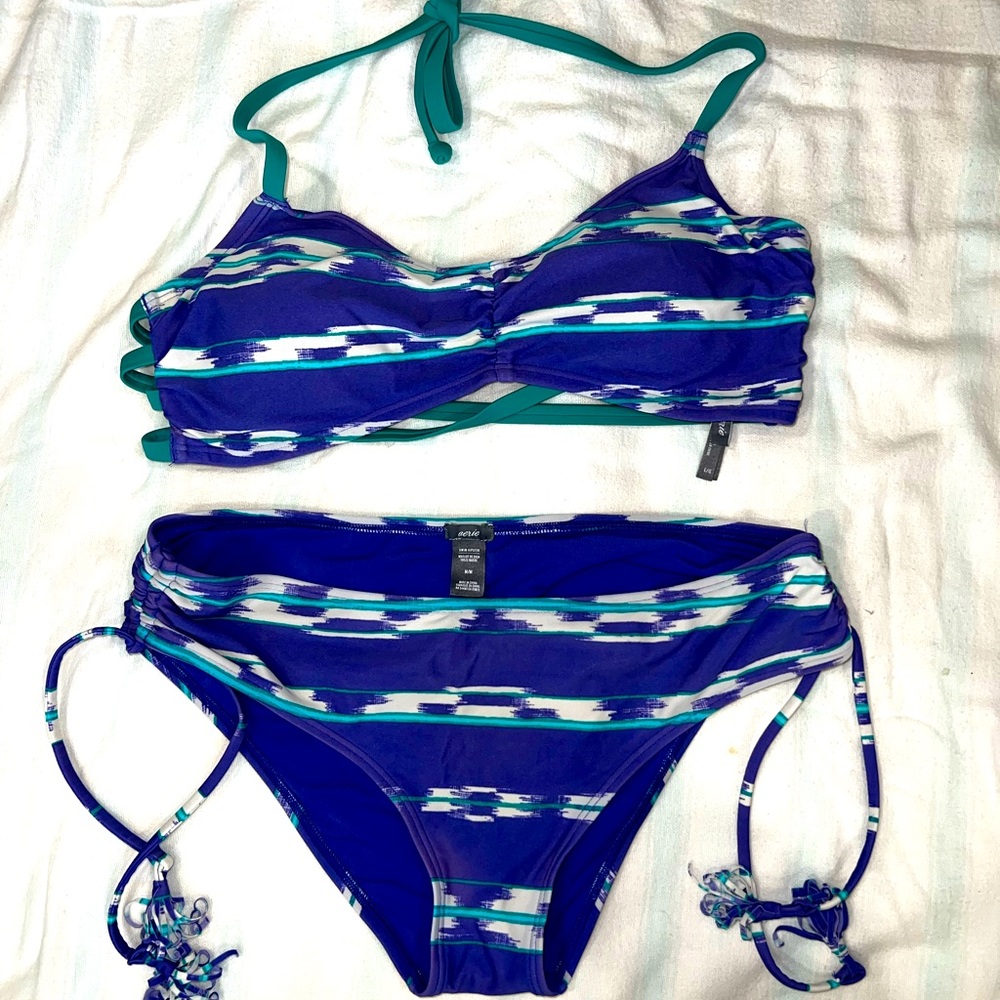 Aerie Blue Bikini swim suit 👙